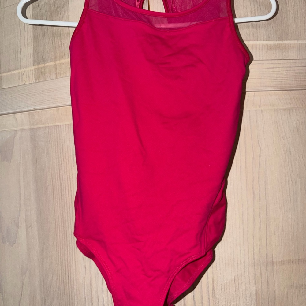 Bloch Vibrant Red Kids Bodysuit
